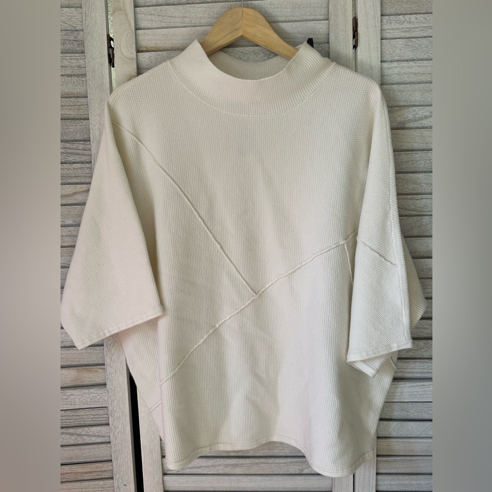 Joseph Ribkoff Cream Knit Sweater - Picture 2 of 6
